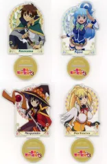 【中古】キーホルダー 全4種セット スタンド付クリアキーチェーン(EX) 「この素晴らしい世界に祝福を!3」