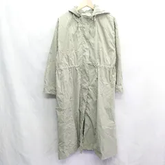 ■ ⊇ chocol raffine robe 長袖 コート サイズF ライトグリーン レディース E  【1409100063783】