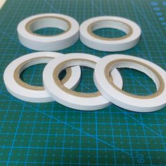 マスキングテープ5本セット　幅5mm×3本　8mm 10mm プラモデル　塗装用