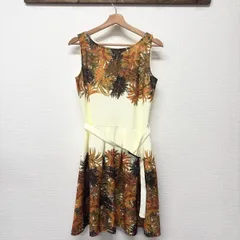 FAS　ワンピース　ノースリーブ　フランス　夏　ベルト付き　L