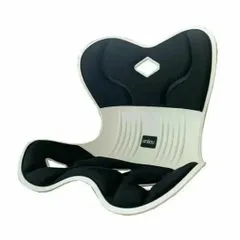 クッション 椅子や床に置いて座るだけ 腰当て 軽量 テレワーク 骨盤から腰をサポート 腰が痛くならない 高反発メモリー綿 持ち運び簡単 腰椎椎間板ヘルニア予防 猫背改善 オフィス