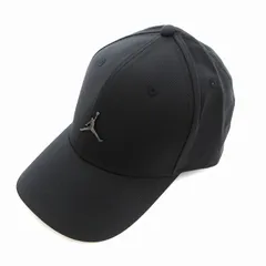 ナイキ NIKE 美品 ジョーダン ライズ ストラクチャード メタル ジャンプマン キャップ 帽子 黒 ブラック HM5750-010 /AE