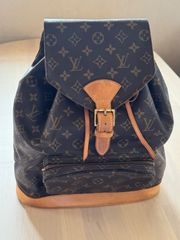 LOUIS VUITTON ルイヴィトン モノグラム モンスリGM リュックサック  ブラウン系