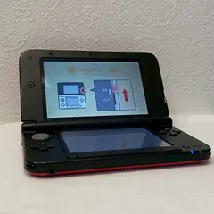 【美品】Nintendo/3DS/LL/レッド/ブラック/本体のみ/No.2232