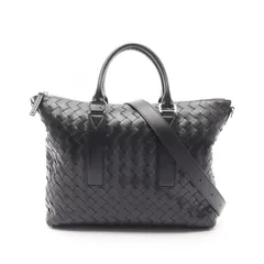 ボッテガヴェネタ BOTTEGA VENETA ブリーフケース イントレチャート ソフト 815784V2HL18803 ブラック レザー 2wayショルダーバッグ メンズ 新品