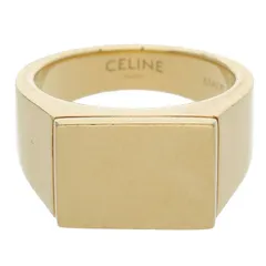 CELINE エディスリマン期 ヴィンテージ スクエアシグネットリング CELINE セリーヌ エディスリマン期 イタリア製 スクエア