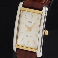 稼働】SEIKO LUCENT 新品電池 腕時計 レディース スクエア 美品 - メルカリ