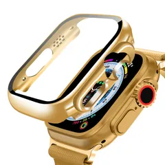 【数量限定】49mm 49mm 49mm 対応 対応 /ウルトラ アップルウォッチウルトラ2 Ultra2/Ultra Watch Watch Apple Apple 高透過率 全面保護 カバー カバー watch 光沢のゴールド apple 装着簡単 耐衝撃