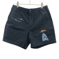 POLO RALPH LAUREN ポロラルフローレン 刺繍 ストレッチイージーショートパンツ  ネイビー M