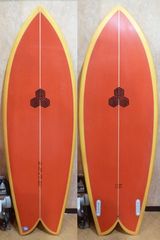 FEB'S FISH 5'5" フェブズフィッシュ AL MERRICK アル・メリック ツインフィン ショートボード サーフボード レッド ブルー