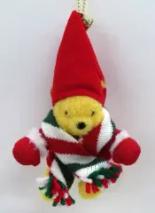 【中古】ぬいぐるみ くまのプーさん(リルリンリン風) ぬいぐるみバッジ 「ディズニー クリスマス2021」