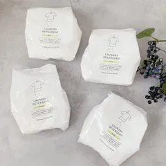 ◯とみおかクリーニング　【抗菌消臭効果プラス】4個set 洗濯　洗剤　バイオ　詰め替え用 800g　トミオカ　除菌 消臭