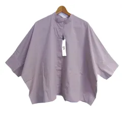 ユニクロ ブラウス シャツ 未使用 7分袖 大きいサイズ コットン100% トップス レディース XLサイズ うすピンク UNIQLO