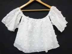 【送料無料/新品未使用】 ドゥドゥ DOU DOU 半袖 レースカットソー 花モチーフ 白 ホワイト レディース Sサイズ ■L22546SSA20-191025-10（4）5/30