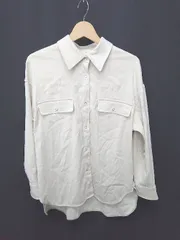 ◇ ⊇ BEAUTY & YOUTH UNITED ARROWS シンプル 無地 長袖 シャツ ブラウス ライトベージュ系 レディース E  【1411070014696】