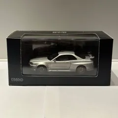 【新品未使用】EBBROミニカー スカイラインGTR EBBRO 1/43 Nissan Skyline GT-R R34 V Spec II White | エブロ