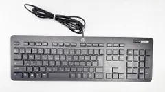 【HY】【美品】HP ヒューレットパッカード 有線キーボード KU-1469 日本語配列 109キー USB接続 薄型設計 静音キー テンキー付き ビジネス オフィス向け Windows対応[送料無料(一部地域を除く)]HY003