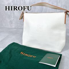 HIROFU チェスタ ミニトートバックHロゴ シボ革 レザー保存袋あり