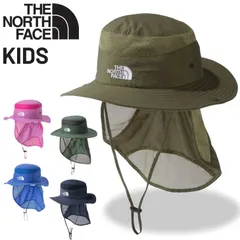 送料無料 ノースフェイス キッズ 帽子 日よけたれ付 子供用 THE NORTH FACE サンシールドハット 子ども 日焼け対策 アウトドア キャンプ 林間学校 デイリー カジュアル ジュニア ぼうし アクセサリー キッズ用ハット ブランド アパレル/NNJ