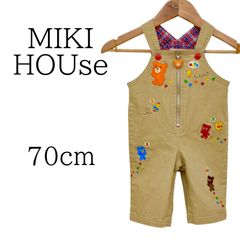 MIKIHOUSE ミキハウス オズの魔法使い コーデュロイオーバーオール 80 