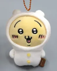 【中古】ぬいぐるみマスコット・ぬいぐるみバッジ うさぎ ナガノのくま ちいかわにかぶられたぷちミニマスコット 「ちいかわ なんか小さくてかわいいやつ」
