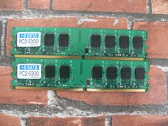 DX667-2GX2 (240Pin PC2-5300 2GB × 2枚組)