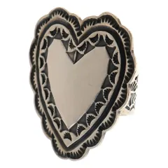 ★中古 SUNSHINE REEVES BEAMS インディアンジュエリー ワイド リング 幅広 11号くらい 中古]インディアンジュエリー BEAMS SUNSHINE REEVES サンシャイン