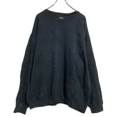 FRUIT OF THE LOOM 無地スウェット トレーナー 2XL ブラック フルーツオブザルーム ビッグサイズ 裏起毛 古着卸 アメリカ仕入 a702-7625