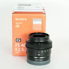 SONY】ソニー『FE 40mm F2.5 G』SEL40F25G レンズ 1週間保証
