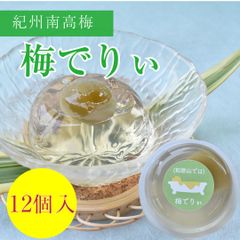 梅の実まるごと１個入り！　「梅でりぃ12個入」