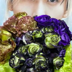 そらトルコキキョウ　ユーストマ　ブラックバード２０本 oomori_kaki | トルコキキョウ ブラックバード 福岡の栗林さま