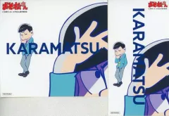 【中古】シール・ステッカー(キャラクター) カラ松 ステッカー(2枚組) 「おそ松さん×アトレ秋葉原 ～アトレ秋葉原 春のおそまつり!!～」 抽選会引換グッズ