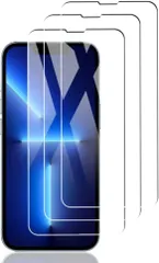 【人気商品】(iPhone13proMax RAMANDO アイフォン13ProMax 9Hクリア) ラウンドエッジ】ゴリラガラス 9H 硬度 【気泡なし 極薄 液晶保護フィルム 3Dタッチ 強化ガラス 6.7インチ ガラスフィルム 3枚入り】iPhone14