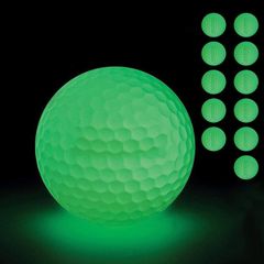 JIANGMU-夜光ゴルフボール：暗闇で発光し、長時間明るい蛍光ゴルフボール。内部にLEDを使用せず、ベストショット選手権に最適な蛍光ゴルフボール。