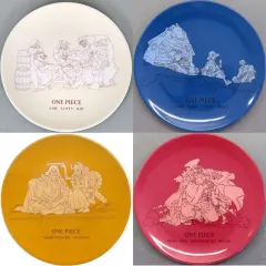 【中古】皿・ボウル 全4種セット ラウンドプレート 「一番くじ ワンピース 新たな夜明け」 E賞