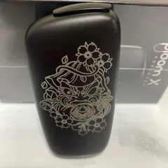 達磨 桜 デザイン レーザー加工 プルームエックス Ploom X アドバンスド 本体 ブラック 黒 だるま ダルマ さくら 桜 和柄 和彫り 新型 新品 未使用 送料無料 オリジナル カスタム かっこいい カッコイイ