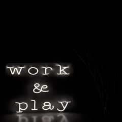 【定価50%OFF】work & play ☓ ネオンサイン / ネオン管 / ネオンライト / インテリア照明