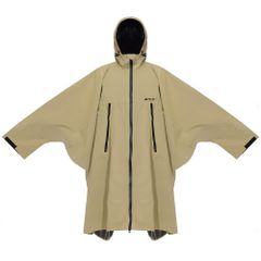 ストレッチレインポンチョ メンズ レディース 耐水圧20,000mm タン VASTLAND（ヴァストランド）
