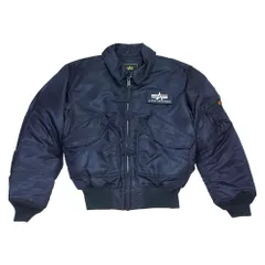 ひ*み様 美品！アルファMA-1 フライトジャケット レプリカブルー Alpha Industries ALPHA アルファ 20004-67 MA-1 フライト