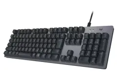 【中古】PCハード ロジクール キーボード K840 Mechanical Keyboard (スレート)