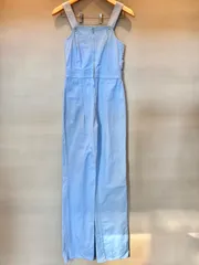 70's〜80's Lee junior リー ジュニア カラーデニム オーバーオール USA製 ロケットTALON 水色 ライトブルー ジュニア junior サイズ不明