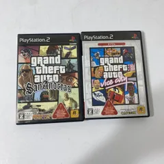 読込確認済み PS2 グランドセフトオート サンアンドレアス バイスシティ ソフト 2点まとめて【送料無料】A0001S6012/0719