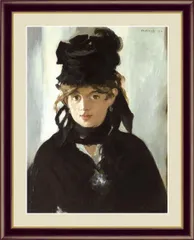 エドゥアール・マネ、【秋：メリー・ローラン】、希少な額装用画集より