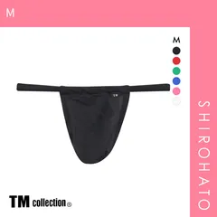 19％OFF【メール便】【SHIROHATO公式】【正規品・新品】ティーエム コレクション ガーゼ調2way ねじりふんどし風 Gスト Tバック タンガ メンズ TM collection(M)