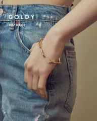 【SALE】GOLDY/ゴールディ/ツイスト レンジ チェーン ブレスレット/アクセサリー/4230602のサムネイル