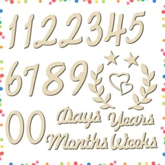 【特価商品】新生児 ベビー用品 月齢フォトグッズ 寝相アート 赤ちゃん 撮影用 出産祝い 飾り付け 成長記録 記念日フォト ニューボーンフォト (22枚 マンスリーカード レターバナー 天然木製 星) 月齢フォト lollipopk