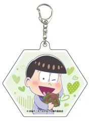 【中古】キーホルダー・マスコット(キャラクター) チョロ松 「おそ松さん バレンタインSD アクリルキーホルダー(6角形) 02」