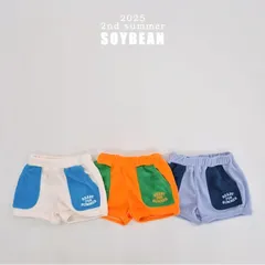 《SOYBEAN》韓国子ども服 ショートパンツ カラフル バイカラー 夏用　100~120cm