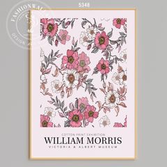 ウィリアム・モリス フレーム付 アート ポスター 北欧 花 緑 植物 フラワー ehina_vp-williammorris04
