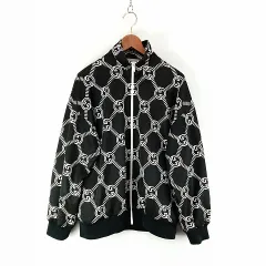 希少 グッチ GUCCI ジャンボGG キャンバスブルゾン 48 ブラウン